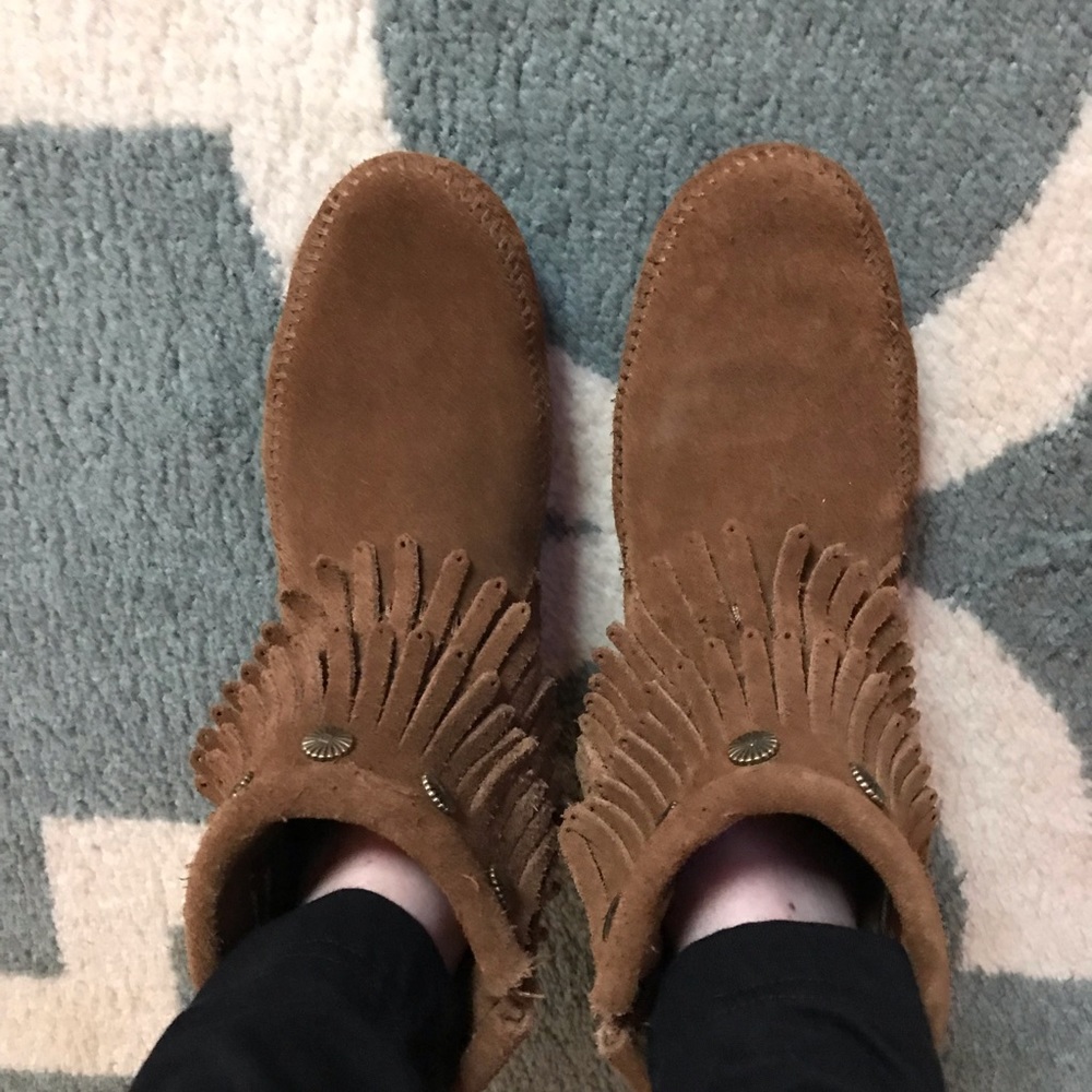 Minnetonka Suede Bootie